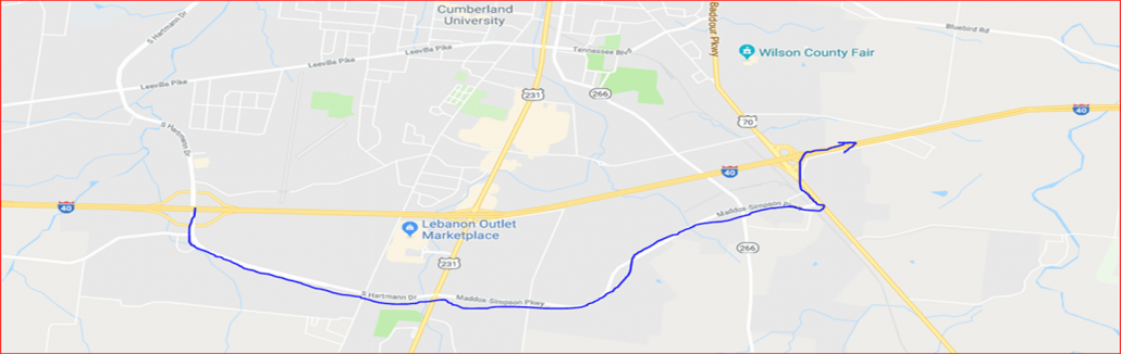 Bridge Damage I-40 Eastbound Wilson County Mandatory Detour