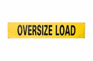 12" X 72" OVERSIZE LOAD VINYL BANNER - WCS Permits