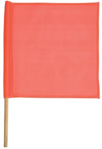 18" Mesh Safety Flag Border & 24" Dowel