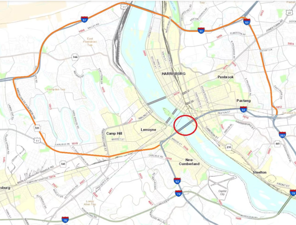 I-83 Bridge in PA to Close Dec. 15-18