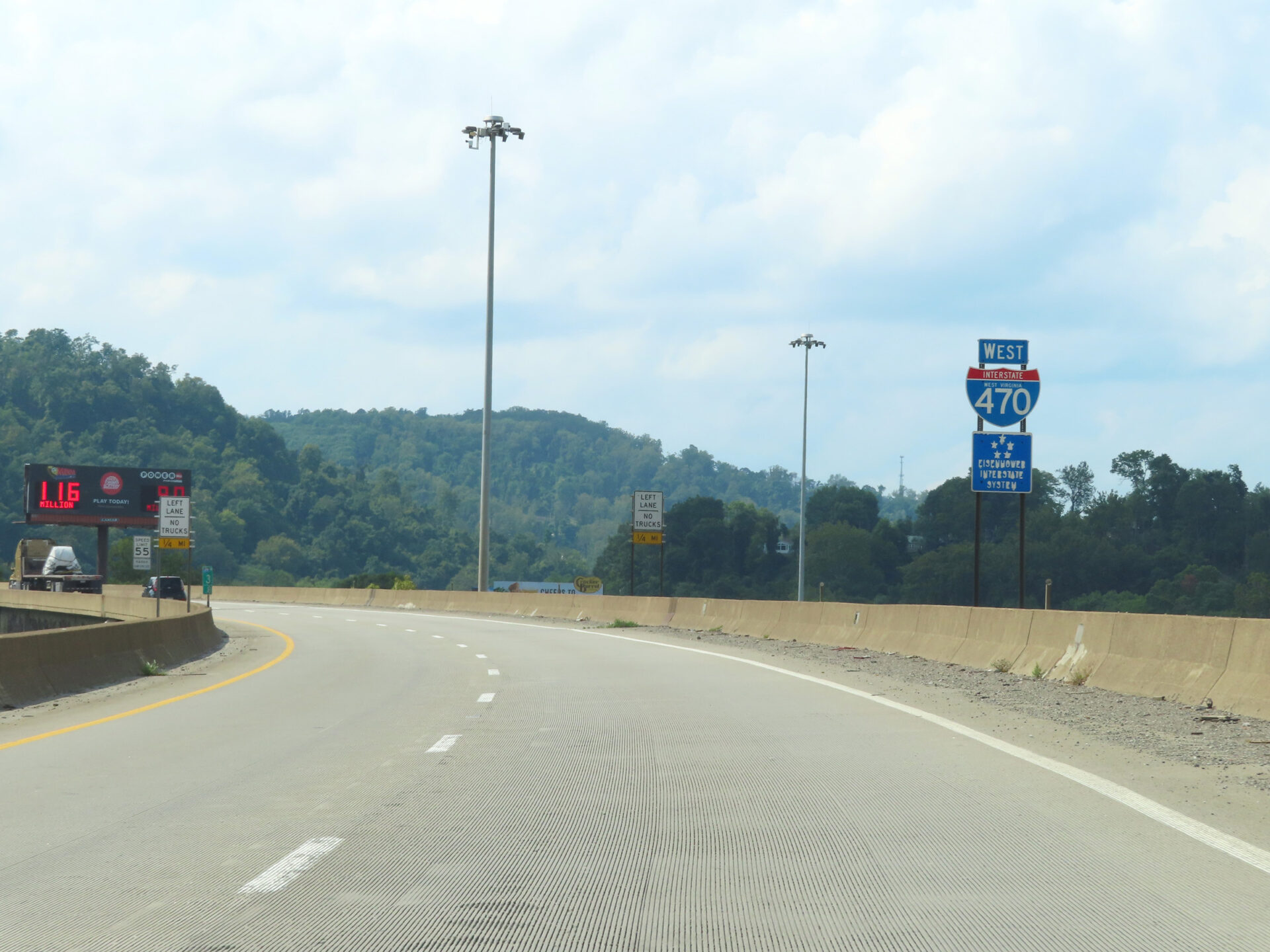 WV 12-0 Wide Restriction on I-470