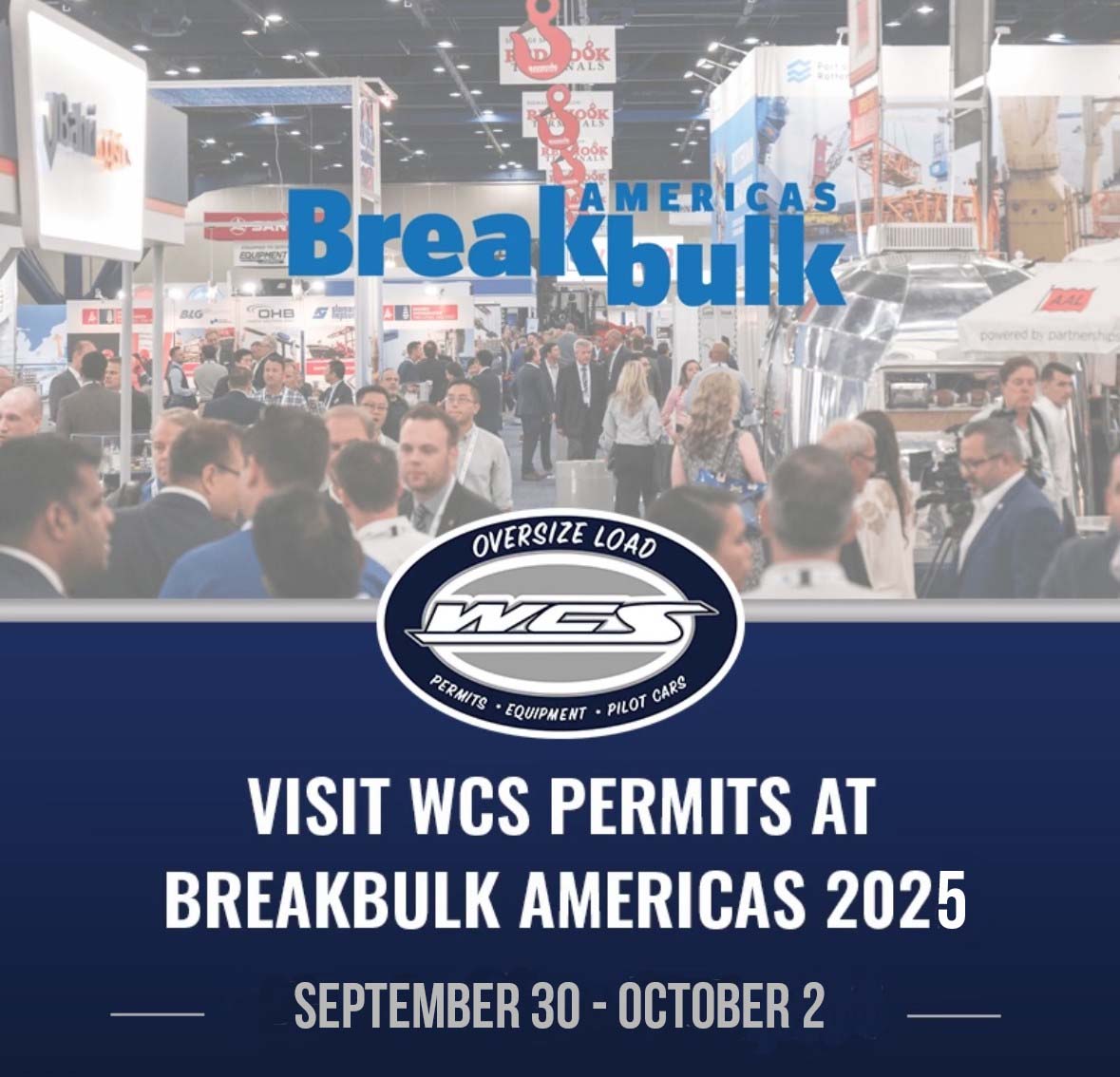 WCS Permits & Pilot Cars is Ready to Showcase Services at Breakbulk Americas 2025