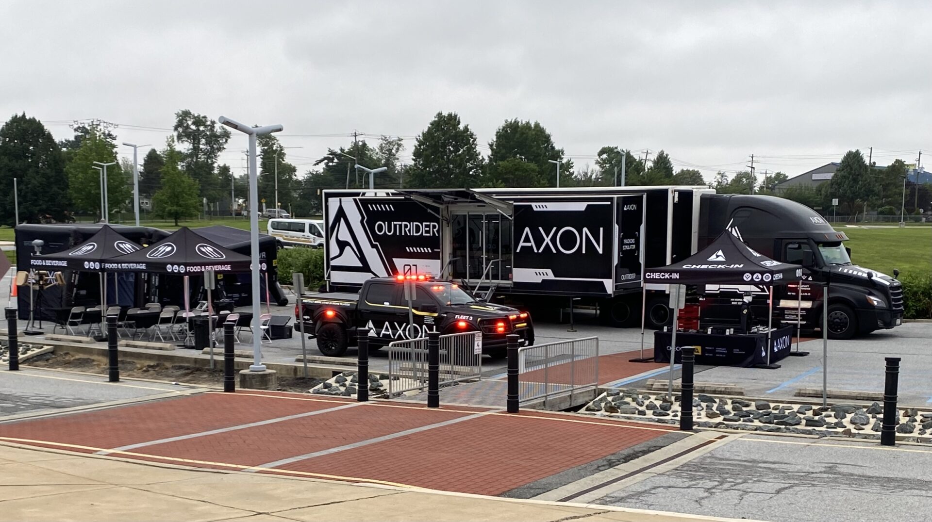 WCS Handles Permits for Axon Roadshow